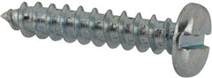 Value Collection - #8 Pan Head Slotted Sheet Metal Screw - Steel, 7/8" Length Under Head, Grade 2 - Exact Tooling