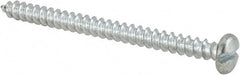 Value Collection - #10 Pan Head Slotted Sheet Metal Screw - Steel, 2-1/2" Length Under Head, Grade 2 - Exact Tooling