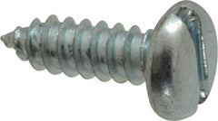 Value Collection - #14 Pan Head Slotted Sheet Metal Screw - Steel, 3/4" Length Under Head, Grade 2 - Exact Tooling