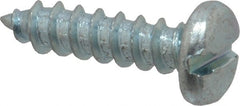 Value Collection - #14 Pan Head Slotted Sheet Metal Screw - Steel, 1" Length Under Head, Grade 2 - Exact Tooling