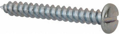 Value Collection - #14 Pan Head Slotted Sheet Metal Screw - Steel, 2" Length Under Head, Grade 2 - Exact Tooling