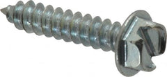 Value Collection - #8 Hex Washer Head Slotted Sheet Metal Screw - Steel, 3/4" Length Under Head, Grade 2 - Exact Tooling
