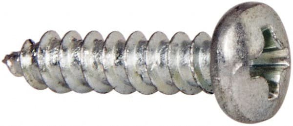 Value Collection - #6 Pan Head Phillips Sheet Metal Screw - Steel, 5/8" Length Under Head, Grade 2 - Exact Tooling