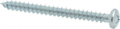 Value Collection - #6 Pan Head Phillips Sheet Metal Screw - Steel, 1-1/2" Length Under Head, Grade 2 - Exact Tooling