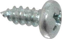 Value Collection - #7 Pan Head Phillips Sheet Metal Screw - Steel, 3/8" Length Under Head, Grade 2 - Exact Tooling