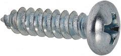 Value Collection - #7 Pan Head Phillips Sheet Metal Screw - Steel, 5/8" Length Under Head, Grade 2 - Exact Tooling