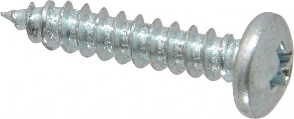 Value Collection - #7 Pan Head Phillips Sheet Metal Screw - Steel, 3/4" Length Under Head, Grade 2 - Exact Tooling