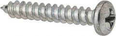 Value Collection - #7 Pan Head Phillips Sheet Metal Screw - Steel, 1" Length Under Head, Grade 2 - Exact Tooling