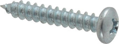 Value Collection - #8 Pan Head Phillips Sheet Metal Screw - Steel, 1" Length Under Head, Grade 2 - Exact Tooling