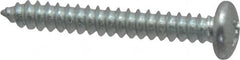 Value Collection - #8 Pan Head Phillips Sheet Metal Screw - Steel, 1-1/4" Length Under Head, Grade 2 - Exact Tooling
