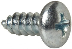 Value Collection - #10 Pan Head Phillips Sheet Metal Screw - Steel, 1/2" Length Under Head, Grade 2 - Exact Tooling