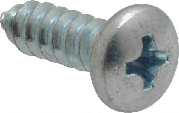 Value Collection - #10 Pan Head Phillips Sheet Metal Screw - Steel, 5/8" Length Under Head, Grade 2 - Exact Tooling