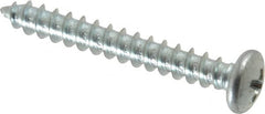 Value Collection - #10 Pan Head Phillips Sheet Metal Screw - Steel, 1-1/2" Length Under Head, Grade 2 - Exact Tooling