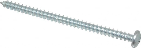 Value Collection - #10 Pan Head Phillips Sheet Metal Screw - Steel, 3" Length Under Head, Grade 2 - Exact Tooling