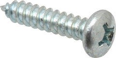 Value Collection - #12 Pan Head Phillips Sheet Metal Screw - Steel, 1" Length Under Head, Grade 2 - Exact Tooling