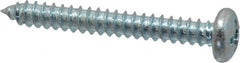 Value Collection - #12 Pan Head Phillips Sheet Metal Screw - Steel, 1-3/4" Length Under Head, Grade 2 - Exact Tooling