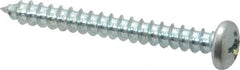 Value Collection - #12 Pan Head Phillips Sheet Metal Screw - Steel, 2" Length Under Head, Grade 2 - Exact Tooling