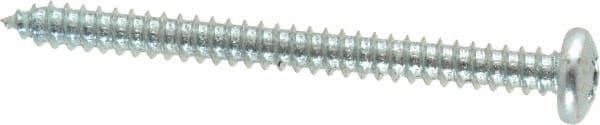 Value Collection - #12 Pan Head Phillips Sheet Metal Screw - Steel, 2-1/2" Length Under Head, Grade 2 - Exact Tooling