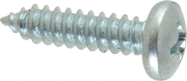 Value Collection - #14 Pan Head Phillips Sheet Metal Screw - Steel, 1" Length Under Head, Grade 2 - Exact Tooling