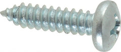 Value Collection - #14 Pan Head Phillips Sheet Metal Screw - Steel, 1" Length Under Head, Grade 2 - Exact Tooling