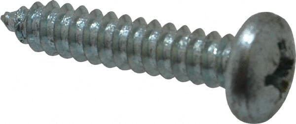 Value Collection - #14 Pan Head Phillips Sheet Metal Screw - Steel, 1-1/4" Length Under Head, Grade 2 - Exact Tooling
