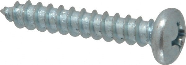 Value Collection - #14 Pan Head Phillips Sheet Metal Screw - Steel, 1-1/2" Length Under Head, Grade 2 - Exact Tooling