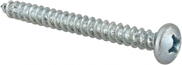 Value Collection - #14 Pan Head Phillips Sheet Metal Screw - Steel, 2-1/2" Length Under Head, Grade 2 - Exact Tooling