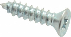 Value Collection - #4 Flat Head Phillips Sheet Metal Screw - Steel, 1/2" OAL, Grade 2 - Exact Tooling