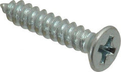 Value Collection - #4 Flat Head Phillips Sheet Metal Screw - Steel, 5/8" OAL, Grade 2 - Exact Tooling