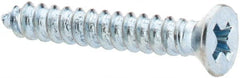 Value Collection - #4 Flat Head Phillips Sheet Metal Screw - Steel, 3/4" OAL, Grade 2 - Exact Tooling