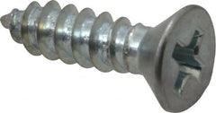 Value Collection - #8 Flat Head Phillips Sheet Metal Screw - Steel, 5/8" OAL, Grade 2 - Exact Tooling