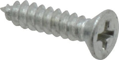 Value Collection - #8 Flat Head Phillips Sheet Metal Screw - Steel, 3/4" OAL, Grade 2 - Exact Tooling