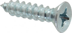 Value Collection - #12 Flat Head Phillips Sheet Metal Screw - Steel, 1" OAL, Grade 2 - Exact Tooling