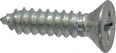 Value Collection - #14 Flat Head Phillips Sheet Metal Screw - Steel, 1" OAL, Grade 2 - Exact Tooling