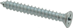 Value Collection - #14 Flat Head Phillips Sheet Metal Screw - Steel, 2" OAL, Grade 2 - Exact Tooling