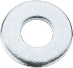 Value Collection - 5/16" Screw, Steel USS Flat Washer - 3/8" ID x 7/8" OD, 0.0781" Thick, Zinc-Plated Finish - Exact Tooling