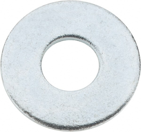 Value Collection - 3/4" Screw, Steel USS Flat Washer - 13/16" ID x 2" OD, 0.1563" Thick, Zinc-Plated Finish - Exact Tooling