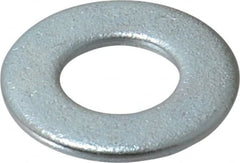 Value Collection - 1/2" Screw, Steel SAE Flat Washer - 17/32" ID x 1-1/16" OD, 3/32" Thick, Zinc-Plated Finish - Exact Tooling