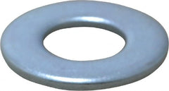 Value Collection - 5/8" Screw, Steel SAE Flat Washer - 21/32" ID x 1-5/16" OD, 3/32" Thick, Zinc-Plated Finish - Exact Tooling