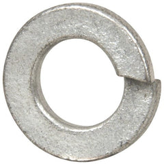 Value Collection - 5/16", 0.314" ID, 0.078" Thick Split Lock Washer - Steel, Zinc-Plated Finish, 0.314" Min ID, 0.322" Max ID, 0.583" Min OD, 0.586" Max OD - Exact Tooling