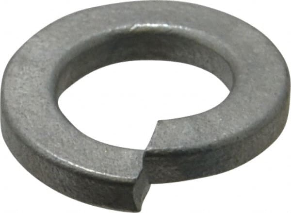 Value Collection - 9/16", 0.564" ID, 0.141" Thick Split Lock Washer - Steel, Zinc-Plated Finish, 0.564" Min ID, 0.574" Max ID, 0.965" Min OD, 0.971" Max OD - Exact Tooling