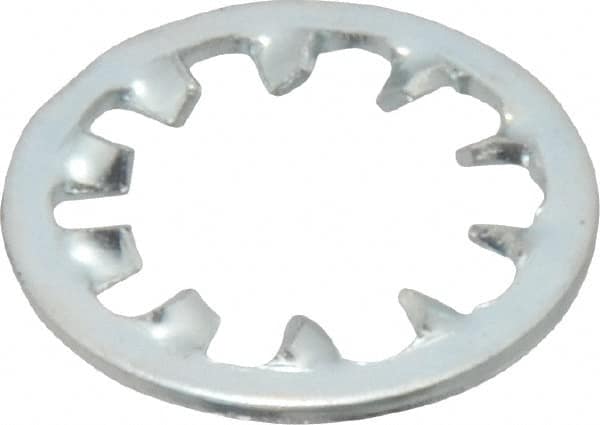 Value Collection - 7/16" Screw, 0.464" ID, Steel Internal Tooth Lock Washer - 0.789" OD, Zinc-Plated, Grade 2 - Exact Tooling