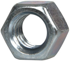 Value Collection - 3/8-16 UNC Steel Right Hand Hex Nut - 9/16" Across Flats, 0.3281" High, Zinc-Plated Finish - Exact Tooling