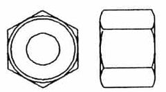 Value Collection - M8x1.25 Metric Coarse Stainless Steel Right Hand Heavy Hex Nut - 13mm Across Flats, 8mm High, Uncoated - Exact Tooling