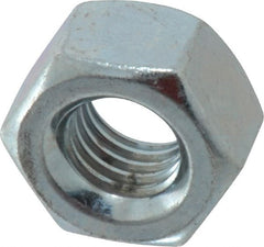 Value Collection - 9/16-12 UNC Steel Right Hand Heavy Hex Nut - 15/16" Across Flats, 0.5469" High, Zinc-Plated Finish - Exact Tooling