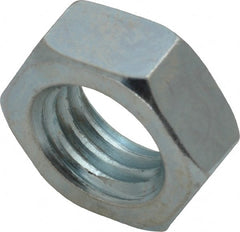 Value Collection - 5/8-11 UNC Steel Right Hand Hex Jam Nut - 15/16" Across Flats, 3/8" High, Zinc-Plated Finish - Exact Tooling