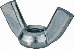 Value Collection - 5/8-11 UNC, Zinc Plated, Steel Standard Wing Nut - 2.76" Wing Span, 1.44" Wing Span - Exact Tooling