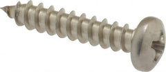 Value Collection - #6 Pan Head Phillips Sheet Metal Screw - Stainless Steel, 3/4" Length Under Head, Grade 18-8 - Exact Tooling