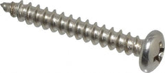 Value Collection - #6 Pan Head Phillips Sheet Metal Screw - Stainless Steel, 1" Length Under Head, Grade 18-8 - Exact Tooling
