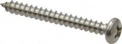 Value Collection - #6 Pan Head Phillips Sheet Metal Screw - Stainless Steel, 1-1/4" Length Under Head, Grade 18-8 - Exact Tooling